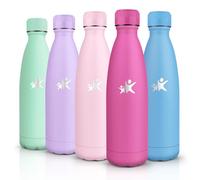 HoneyHolly Botella Termica - 500ML - Botella agua Acero Inoxidable, Termo con pared Doble Aislamient, de Fugas, Cantimplora Termica para Niños, Deportiva, Gym - Conserva 12 Horas Caliente, 24 frio