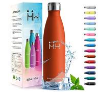 HoneyHolly Botella Termica - 500ML - Botella agua Acero Inoxidable, Termo con pared Doble Aislamient, de Fugas, Cantimplora Termica para Niños, Deportiva, Gym - Conserva 12 Horas Caliente, 24 frio