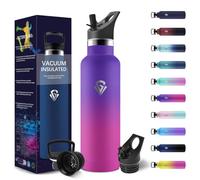 HoneyHolly Botella Termica 750 ML, Botella Termo Sin BPA, Botella Agua Acero Inoxidable, Aislamiento Al Vacío de Doble Pared, Termo Agua Fria, Cantimplora Termica para Adultos, Deporte, Oficina, Yoga