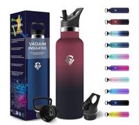 HoneyHolly Botella Termica 750 ML, Botella Termo Sin BPA, Botella Agua Acero Inoxidable, Aislamiento Al Vacío de Doble Pared, Termo Agua Fria, Cantimplora Termica para Adultos, Deporte, Oficina, Yoga