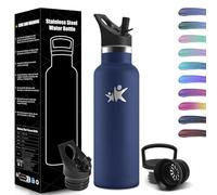 HoneyHolly Botella Termica 750 ML, Sin BPA, Botella Agua Acero Inoxidable, Aislamiento Al Vacío de Doble Pared, Termo Agua Fria, Cantimplora Termica para Adultos, Deporte, Oficina, Yoga