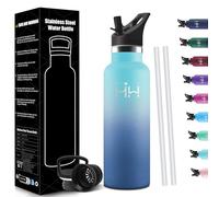HoneyHolly Botella Termica 750 ML, Termo Sin BPA, Botella Agua Acero Inoxidable, Aislamiento Al Vacío de Doble Pared, Termo Agua Fria, Cantimplora Termica para Adultos, Deporte, Oficina, Yoga