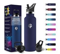 HoneyHolly Botella Termica 750 ML, Termo Sin BPA, Botella Agua Acero Inoxidable, Aislamiento Al Vacío de Doble Pared, Termo Agua Fria, Cantimplora Termica para Adultos, Deporte, Oficina, Yoga