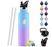 HoneyHolly Botella Termica 750 ML, Termo Sin BPA, Botella de Agua Acero Inoxidable, Aislamiento Al Vacío de Doble Pared, Termo Agua Fria, Cantimplora para Adultos, Deporte, Oficina, Yoga