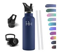 HoneyHolly Botella Termica 750ML, Reutilizable Sin BPA, Botella Agua Acero Inoxidable, Aislamiento Al Vacío de Doble Pared, Cantimplora Termica para Adultos, Deporte, Oficina, Yoga | Botella Agua