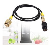 Honeyhouse W21.8-14 CO2 Soda Maker,1.5m 60in para Adaptador de Manguera Externa Soda Stream Soda Club Al Tanque de Co2 Cga320