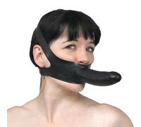 Honeylust BDSM Mordaza Látex con Dildo, Mouth Gag & Mordaza Bondage | Dildo Mordaza & Consolador Facial, SM Fetiche Arnés, Juguete Parejas, Plug Oral, Accesorio Erótico, Devoto & Dom Sub