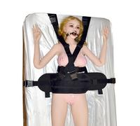Honeylust - Esposas con candado para cama de hospital - Arnés para el torso - Arnés abdominal suave con llave incluida - Fijación