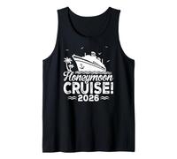 Honeymoon Cruise for Matching Couples 2026 Just Married Camiseta sin Mangas