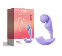 HoneyPlayBox HoneyPlayBox - Trill Vibrador Portátil con Presión - Morado