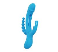 HoneyPlayBox HoneyPlayBox - Trilux Kinky Finger Vibrador Conejito - Azul
