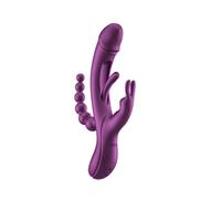 HoneyPlayBox HoneyPlayBox - Vibrador Rabbit Trilux Kinky Finger - Morado