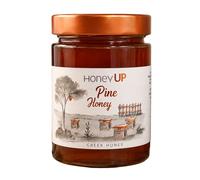 HoneyUp Miel de Pino Griega de Rodas 450g - Cruda & Artesanal