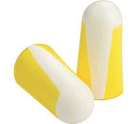 Honeywell 1005074 Howard Leight Bilsom 303S Tapón para los oídos sin cable, desechable, tamaño pequeño, amarillo y blanco, SNR 33 dB, para construcción/offshore/minería (paquete 200 pares)