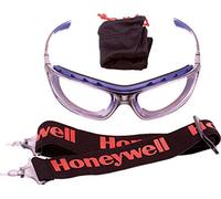 Honeywell 1028640 SP1000 2G Lente transparente con montura negra, protección contra impactos y polvo, diadema ancha incluida, pieza de nariz flexible, antivaho y resistente a los arañazos (1 pieza)
