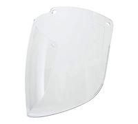 Honeywell 1031744 Turboshield Visor transparente de policarbonato para usar con Honeywell Turboshield, lente antivaho y con revestimiento duro, forma tórica (1 pieza)
