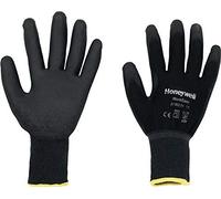 Honeywell 2100251-09 Workeasy Guantes de Uso General de PU Negros, Manejo fino en Ambiente Seco, EN 388 3121 - Talla 9 (Paquete de 10 pares)