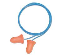 Honeywell 3301130 Howard Leight Tapones para los oídos con cable de un solo uso Max, SNR 37 (paquete de 100 pares)