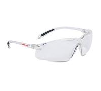 HoneywellGafas 1015361 A700 con lente transparente, revestimiento antiarañazos y marco de policarbonato, patillas deportivas, puente nasal universal moldeado, ligero