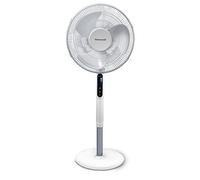 Honeywell Advanced QuietSet Ventilador de Pie Oscilante, 5 Ajustes de Velocidad, Función de Temporizador, Oscilación de 70°, Altura Regulable, Mando a Distancia, Fácil de Usar, HSF600W