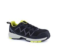 Honeywell Agile Sprinter S3 SRC ESD Zapatos de Seguridad Industrial Unisex, Corte bajo, Puntera de Fibra de Vidrio, Forro de Malla 3D, Entresuela de Goma EVA, Amarillo, Talla 3 UK, 6250120-35