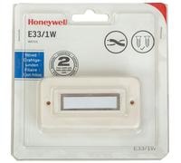 Honeywell E33-1W Klingeltaster Aufputz 1 Fach Placa Timbre Blanco Cableado