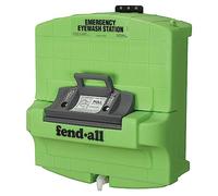 Honeywell Fendall Pure Flow 1000 estación de lavado de ojos, capacidad de 7 galones, 15 minutos de tiempo de lavado, 29 pulgadas de largo x 30 pulgadas de alto x 17 1/4 pulgadas de profundidad