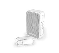 Honeywell Home DC311S Serie 3, Timbre Portátil Inalámbrico con Pulsador (Blanco)