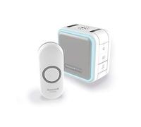 Honeywell Home DC515N Honeywell 5 Timbre de Puerta, Portátil, Pulsador Vertical, 150 m, color Blanco