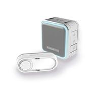 Honeywell Home DC515SG Kit Timbre sin Hilos, Portátil, 150 m 6 Tunes 84Db Halo Plata, S