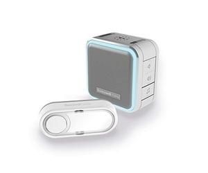 Honeywell Home DC515SG Kit Timbre sin Hilos, Portátil, 150 m 6 Tunes 84Db Halo Plata, S