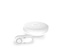 Honeywell Home DCR313S Kit Timbre Redondo sin Hilos, Portátil, 6 Melodías (84 Db, Led, 150 m), color Blanco