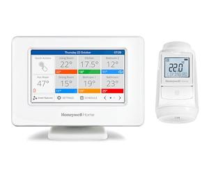 Honeywell Home Evohome Apartment Plus Solution, Smart Wi-Fi Central Operating Device Wi-Fi with Touchscreen Colour Display and Radiator Termostato (1) - Room for Room, Controlled Comfort, Simple