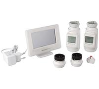 Honeywell Home THR99C3102 Kit de inicio con termostato inteligente evohome WiFi y 2 cabezales para radiador inalámbricos, ahorra energía y dinero, blanco (3 piezas)