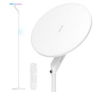 Honeywell Lámpara de pie LED F2 Sunturalux™ con control remoto, 40 W/3000 lm-5700 K, 7 niveles regulables y 6 modos RGB para sala de estar y dormitorio