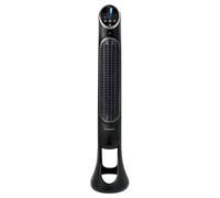 Honeywell QuietSet HYF290B - Ventilador de torre oscilante para toda la habitación, negro, con control remoto, color negro