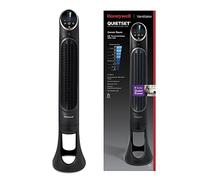 Honeywell QuietSet Ventilador de Torre, 8 Ajustes de Velocidad, Oscilación de 80°, Función de Temporizador, Mando a Distancia, Opciones de Reducción Gradual de la Luz, HYF290