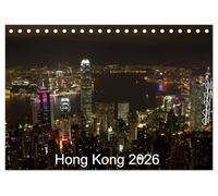 Hong Kong 2026 (Tischkalender 2026 DIN A5 quer), CALVENDO Monatskalender: Hong Kong mit Kowloon, New Territories und umliegenden Inseln