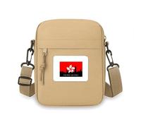 Hong Kong - Bolso bandolera con diseño de paisaje arquitectónico para teléfono celular, bolso de hombro