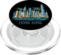 Hong Kong China Viaje Souvenir City Landmark Gift PopSockets PopGrip para MagSafe