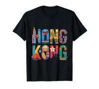 Hong Kong City Name Travel Souvenir - Regalo turístico Camiseta