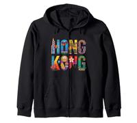 Hong Kong City Name Travel Souvenir - Regalo turístico Sudadera con Capucha