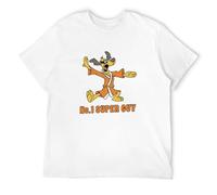 Hong Kong Fuey No 1 Super Guy Unisex T-Shirt Printed tee White Mens Top Shirt M