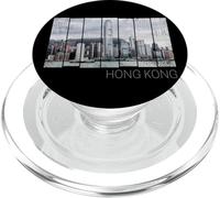 Hong Kong Islandia Skyline Retro Panorama Vintage Recuerdo PopSockets PopGrip para MagSafe