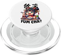 Hong Kong Jerga Yum Cha? Tea Dim Sum Chicas Foodie PopSockets PopGrip para MagSafe