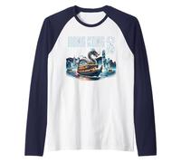 Hong Kong Travel Harbor Año Nuevo Chino Dragón 2024 Camiseta Manga Raglan