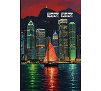 Hong Kong Travel Journal - Cute Travel Diary to Record Vacation Memories & Adventures | China Notebook Gift for Girls, Boys, Teens & Women | 120 Wide-Ruled Pages, Paperback