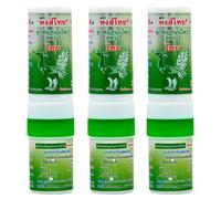 Hong Thai Tradicional Herbal Aroma Lápices 100% Naturales Verde 3 Unidades