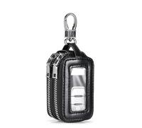 HONGDaFA Estuche Protección Llave Coche para Fiat 500 / 500E / 500L / 500X / 500, Funda para Llave de Auto Portátil Organizador Llaves,Bl-ACK-B
