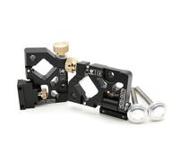 HONGDUI Hooked On Wood HD30-GD7N - Juego de 2 abrazaderas de guía plegables para sistemas MFT